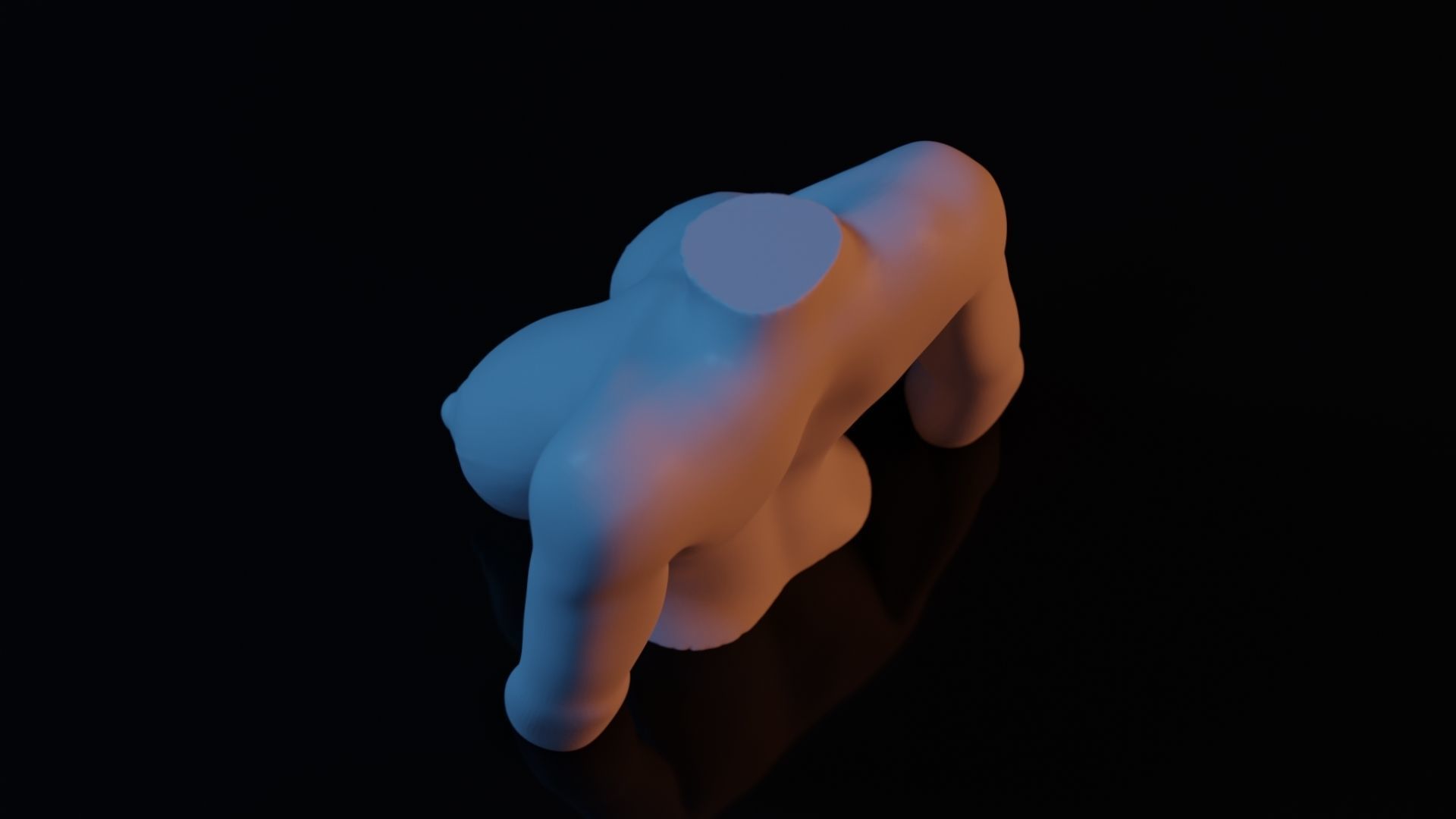 Sexy Woman Statue 4 3D print model_6