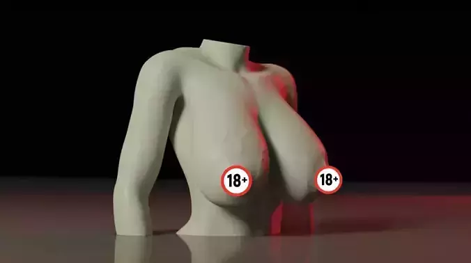 Sexy Woman Statue 4 3D print model