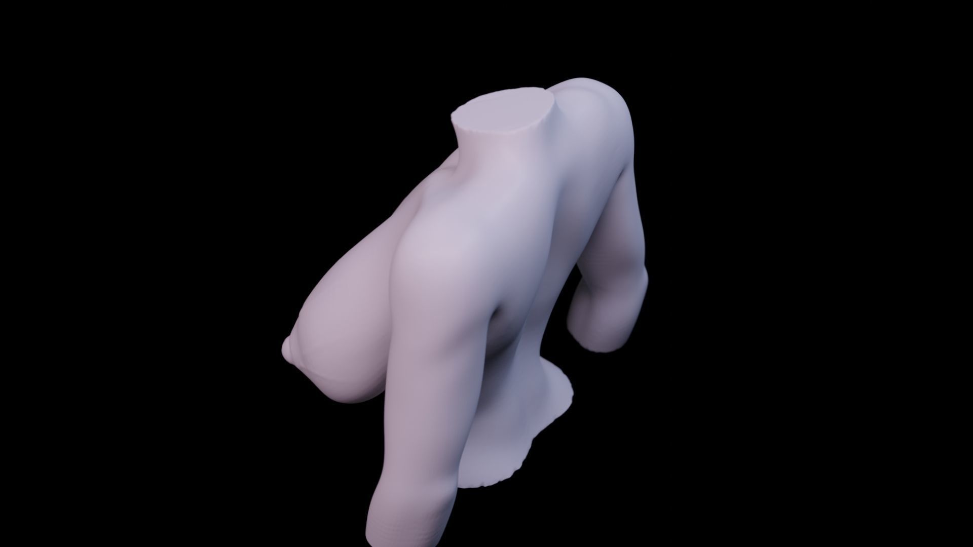 Sexy Woman Statue 4 3D print model_11