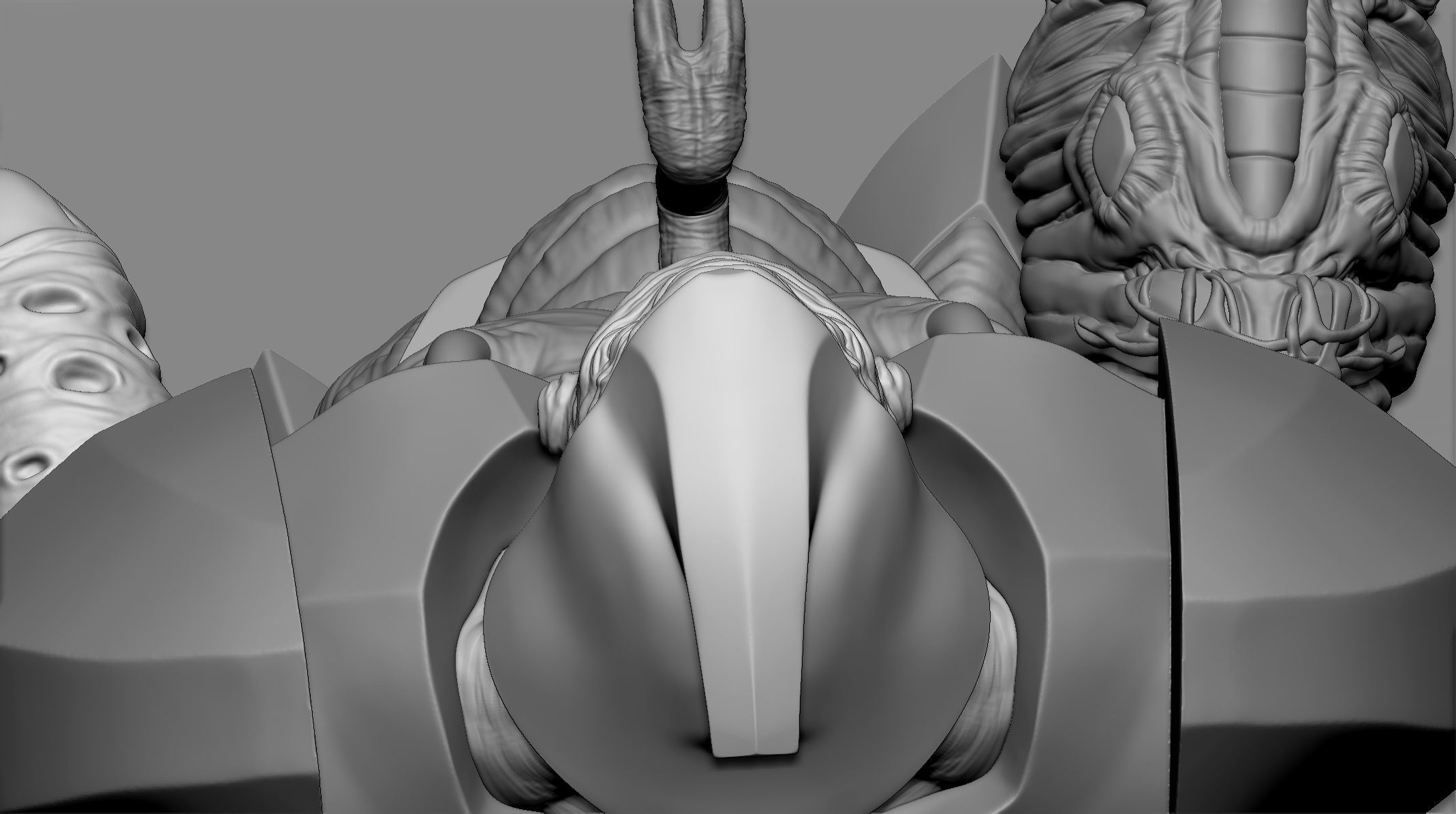 ALIEN GRUNT - HALF LIFE - STL - OBJ - FBX - 3D print model_10