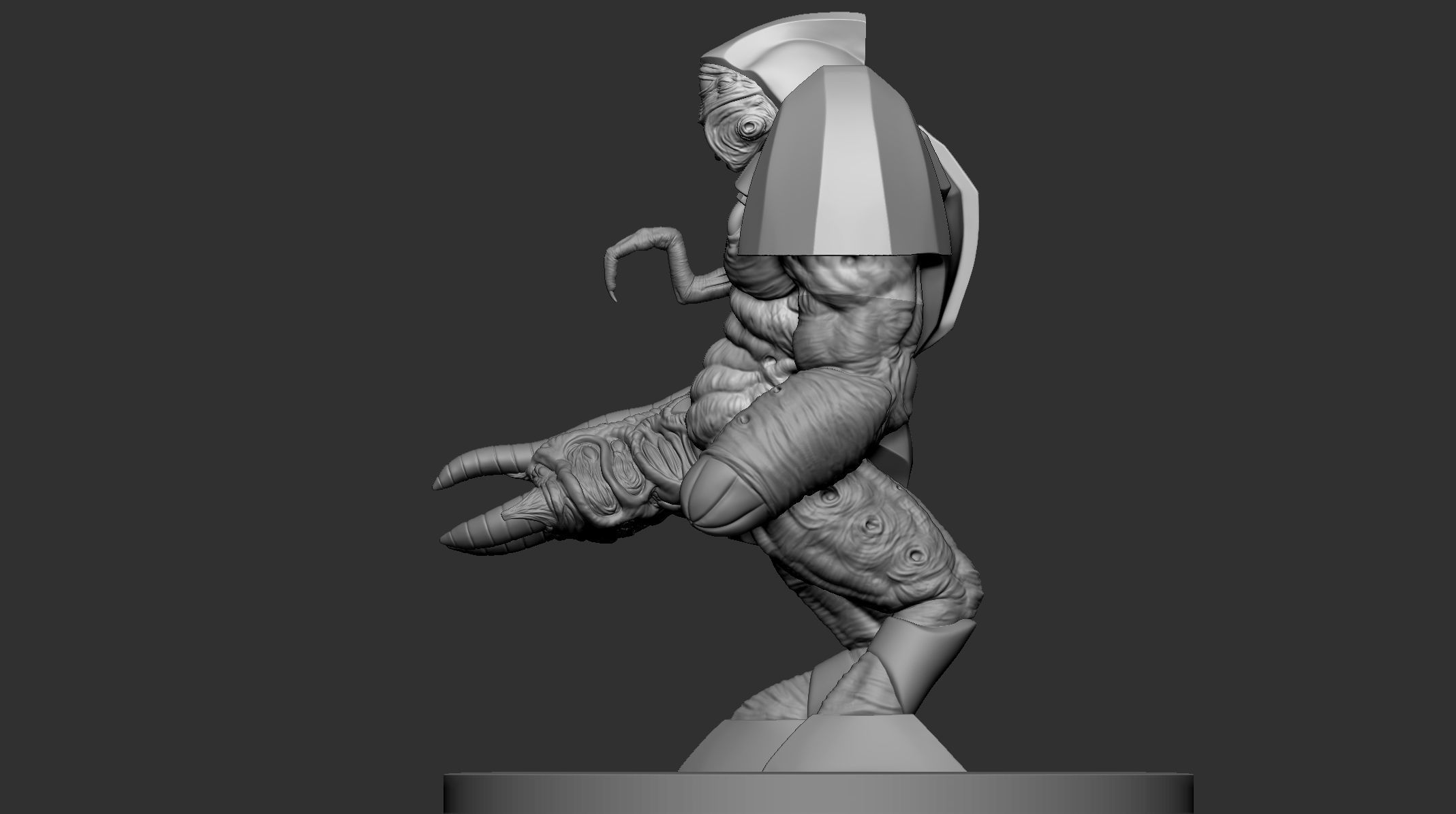 ALIEN GRUNT - HALF LIFE - STL - OBJ - FBX - 3D print model_2
