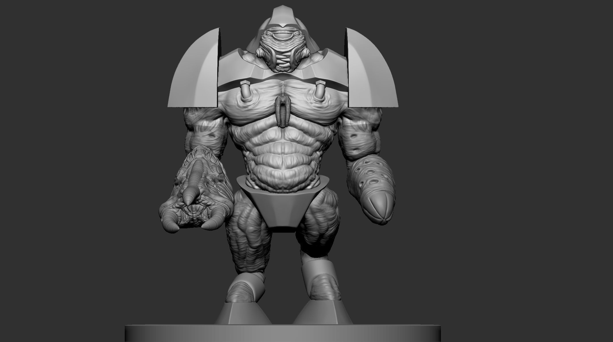 ALIEN GRUNT - HALF LIFE - STL - OBJ - FBX - 3D print model_3