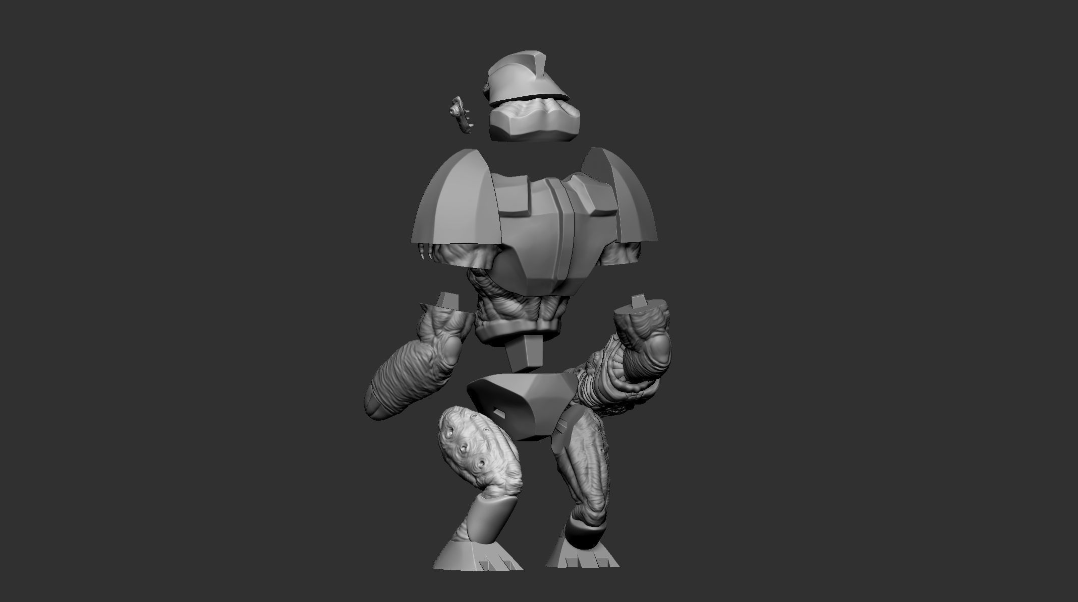 ALIEN GRUNT - HALF LIFE - STL - OBJ - FBX - 3D print model_15