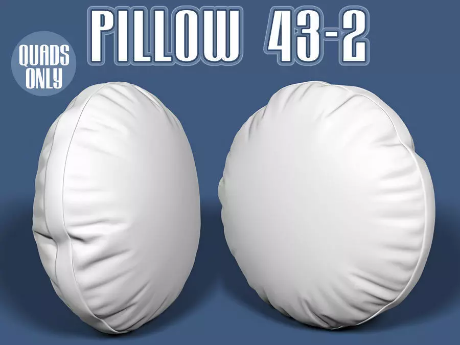 Pillow 43-2 3D model_0