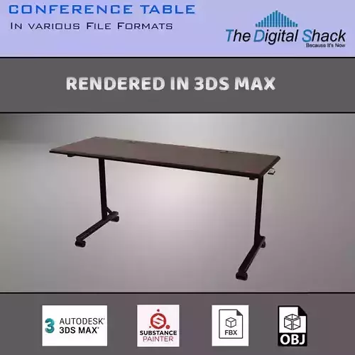 Conference Table - Foldable 3D model