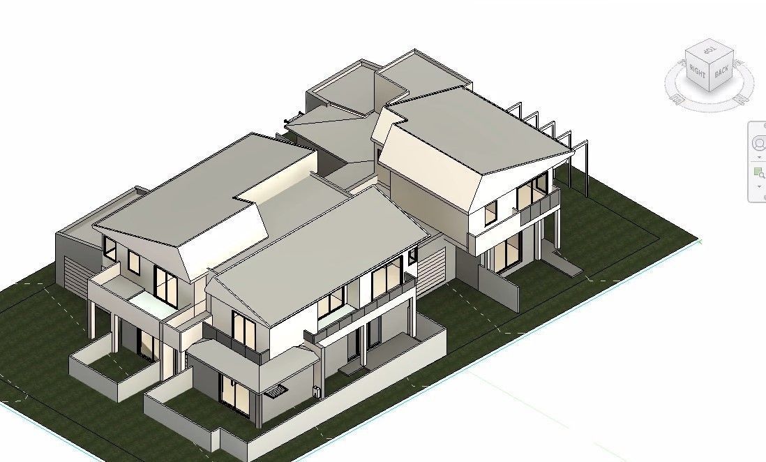 house complete revit project p3 3D model_6
