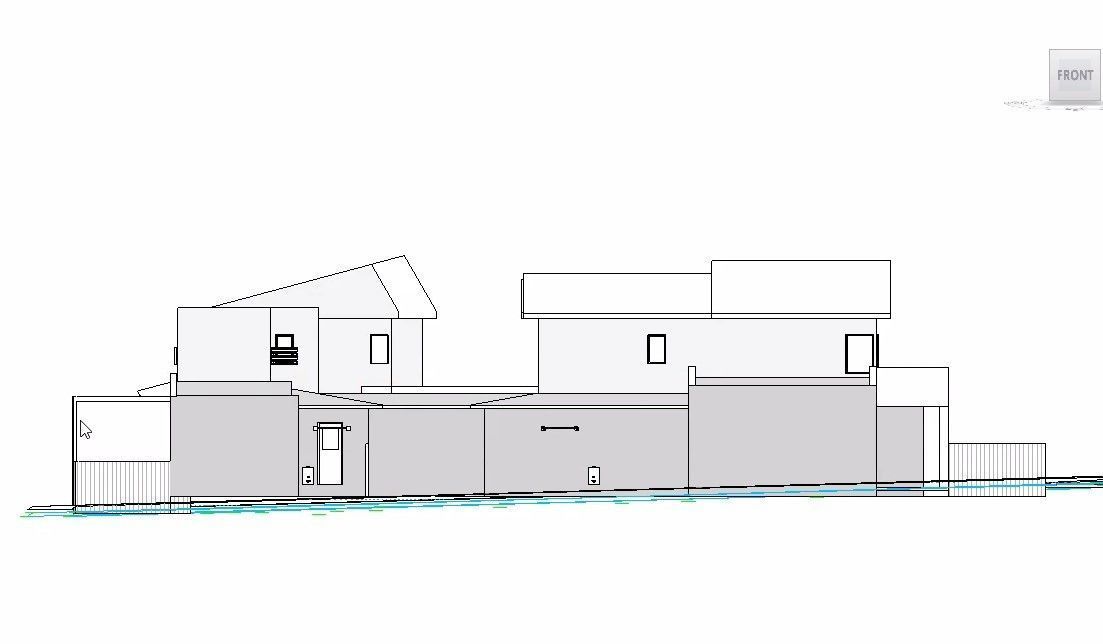house complete revit project p3 3D model_8