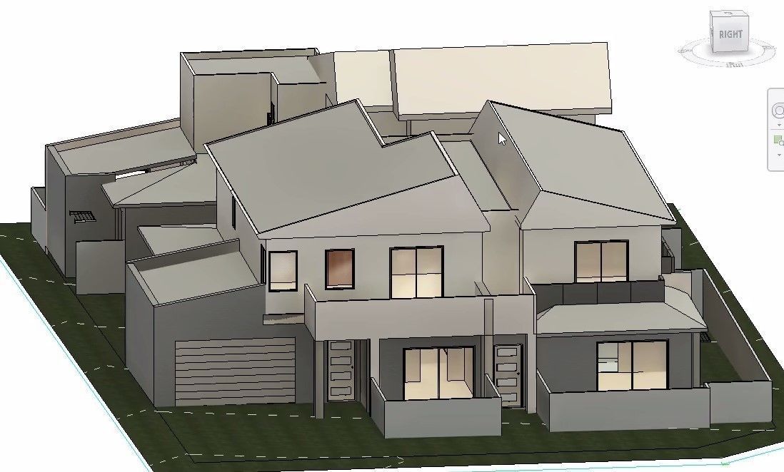 house complete revit project p3 3D model_5