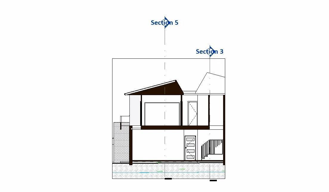 house complete revit project p3 3D model_9