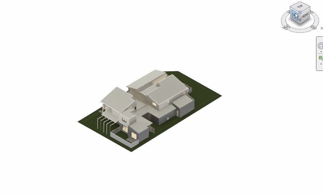 house complete revit project p3 3D model_3