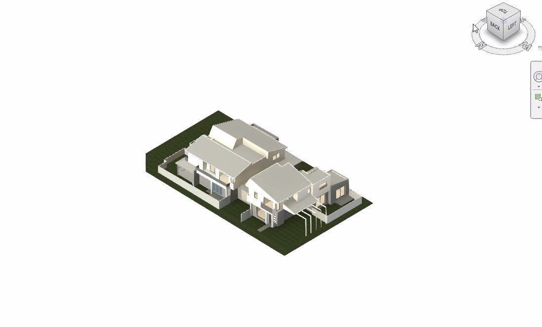 house complete revit project p3 3D model_4