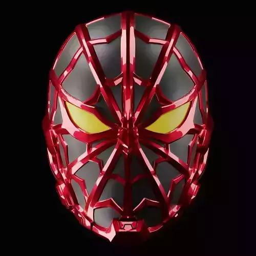 Spider-Man Miles Morales Strike Helmet 3D print model