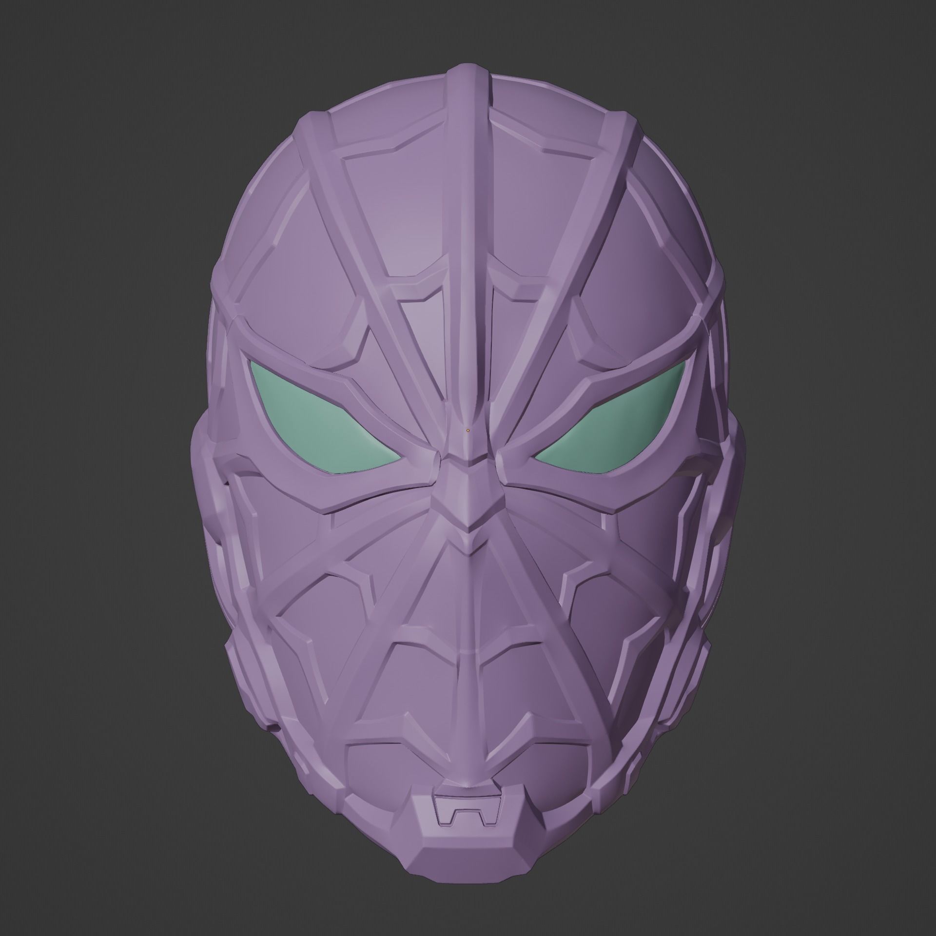 Spider-Man Miles Morales Strike Helmet 3D print model_3