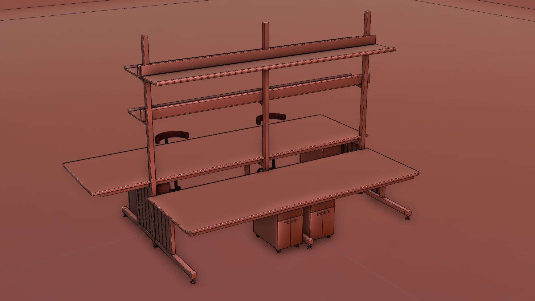 Laborotyr DeskV01 3D model_8