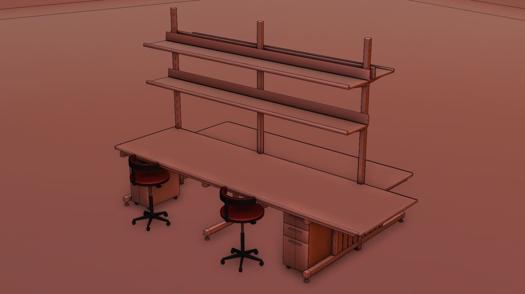 Laborotyr DeskV01 3D model_9