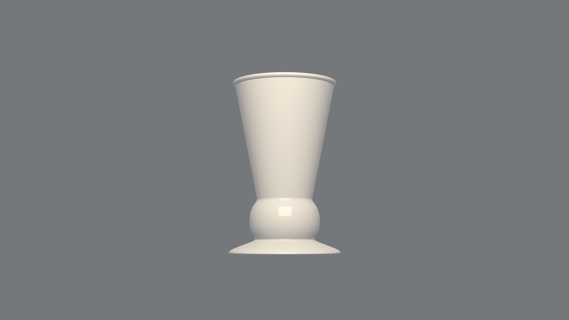 Decor bouquet of flowers in a porcelain vase 2 3D model_17