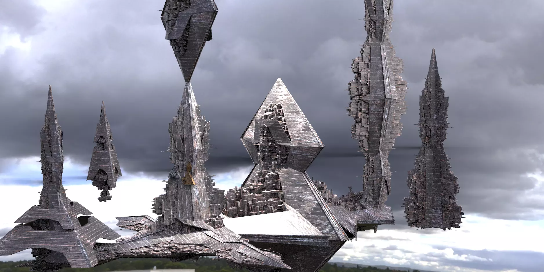 RA City Floating 1  3D model_0