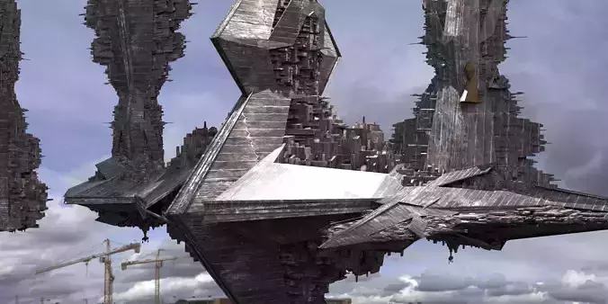 RA City Floating 4  3D model