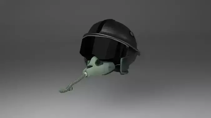 Flight helmet with oxygen