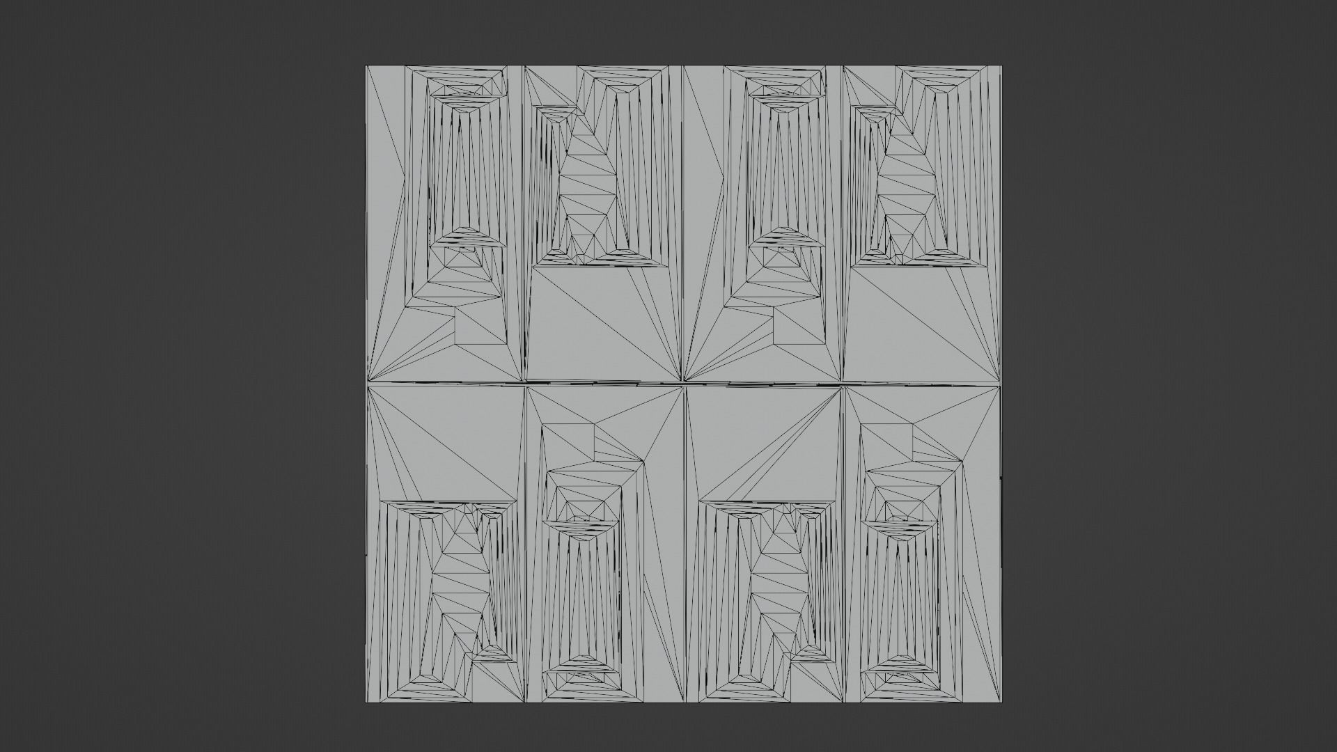 Voxel City Low-poly 3D model_12