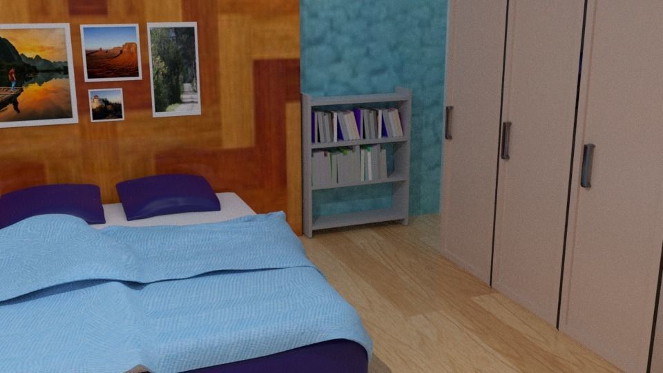 Bed room 3d model Free 3D model_2