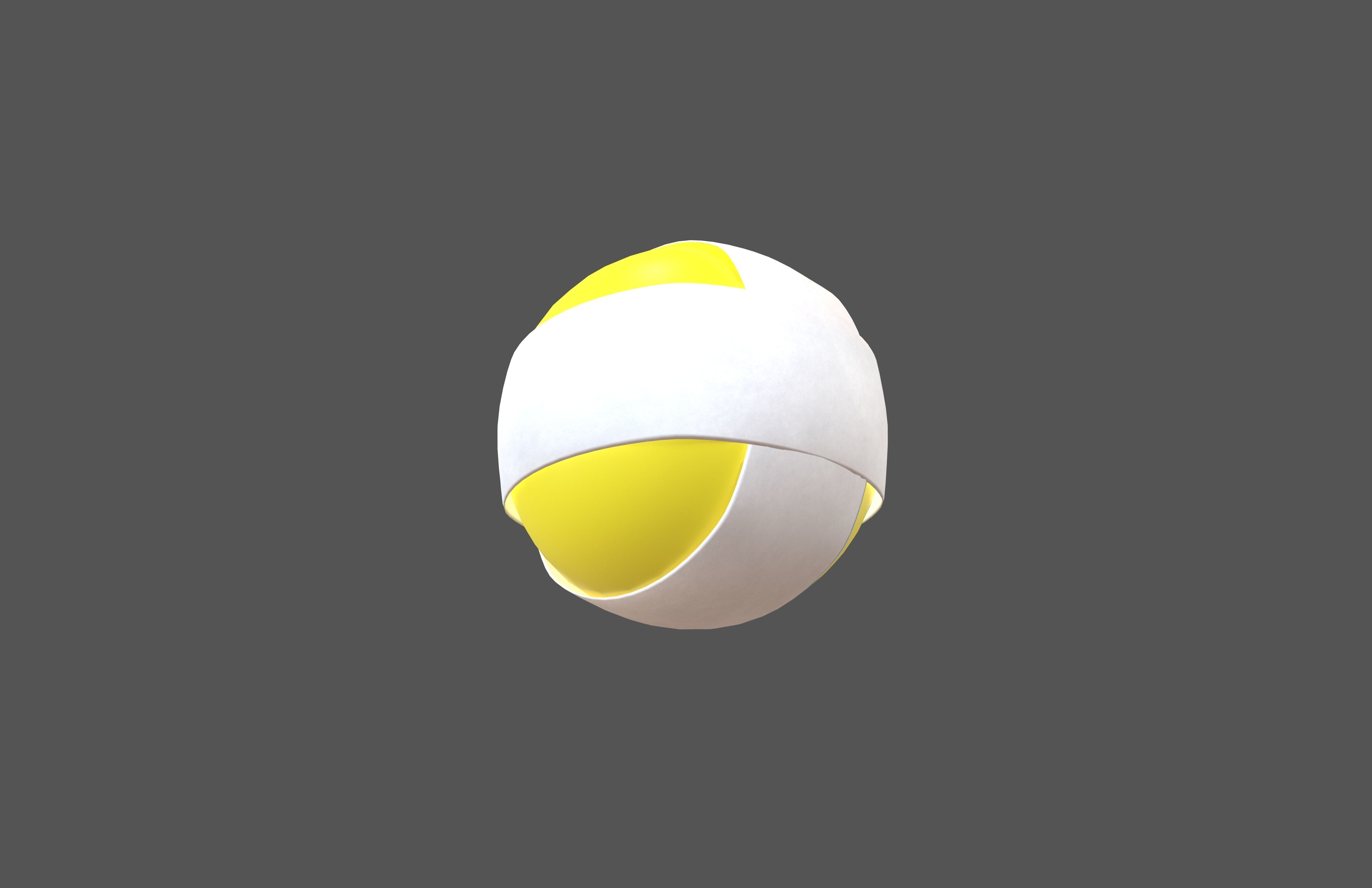 Sticky Ball v1 003 Low-poly 3D model_3