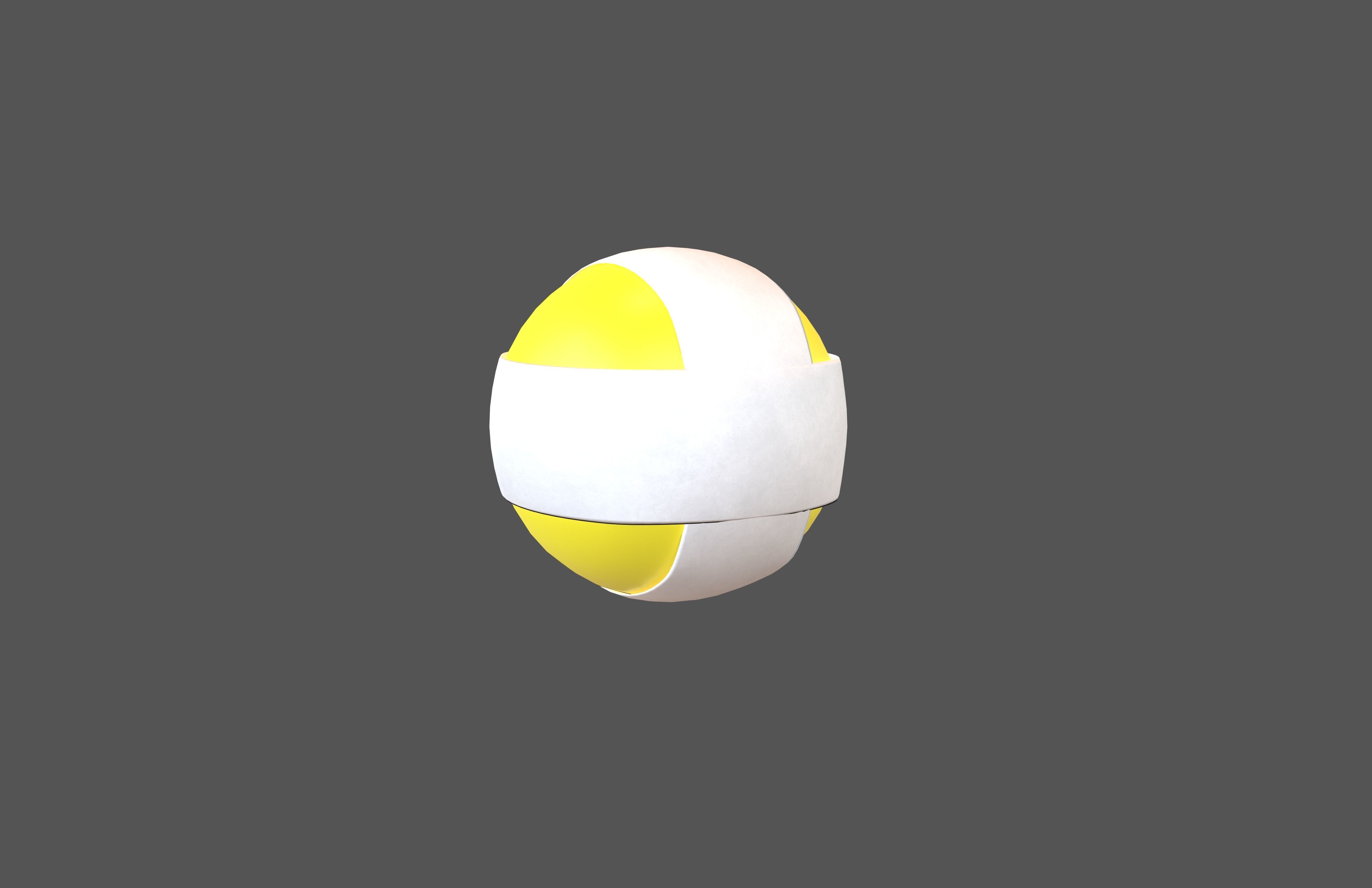 Sticky Ball v1 003 Low-poly 3D model_1