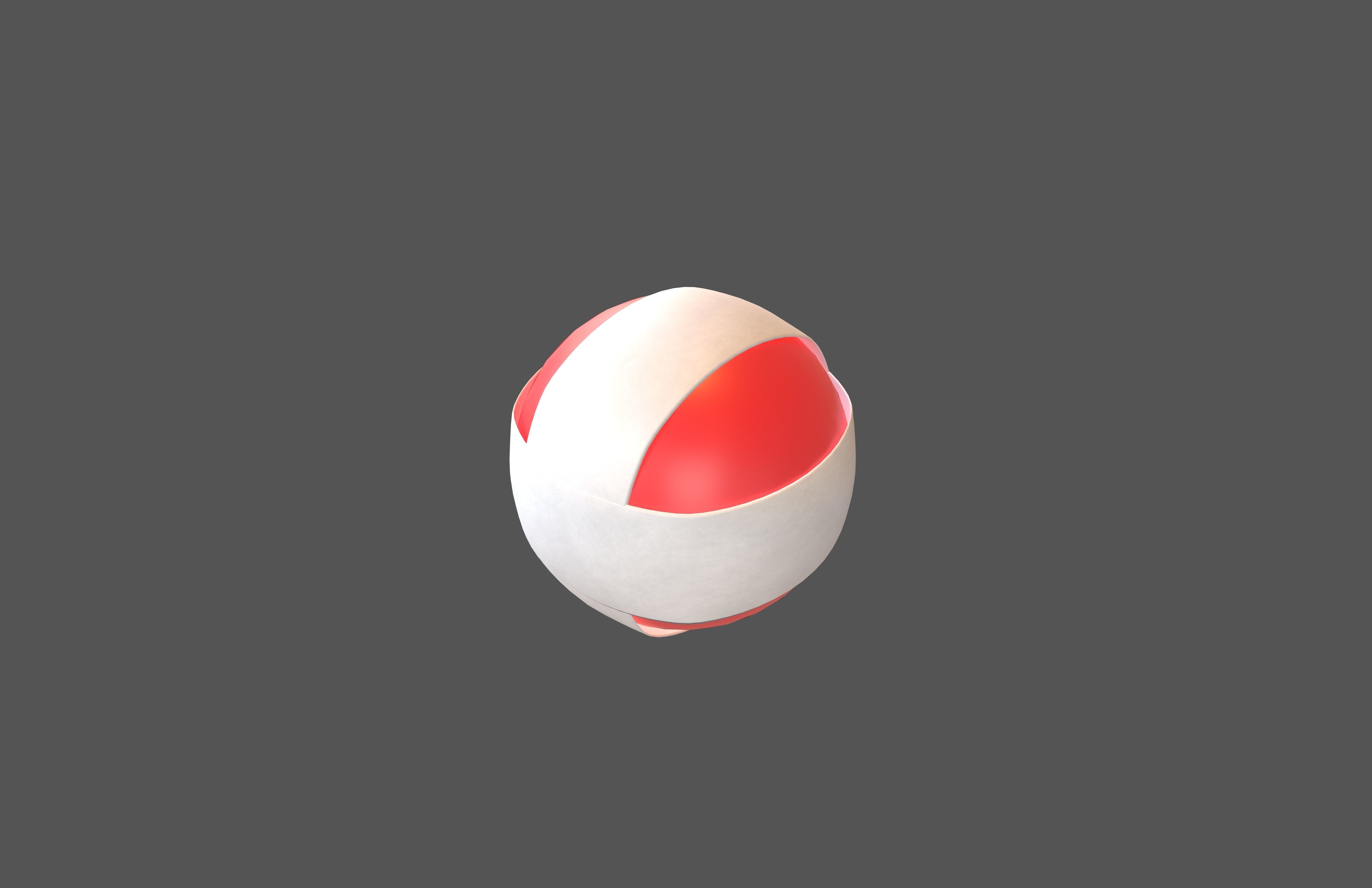 Sticky Ball v1 004 Low-poly 3D model_2