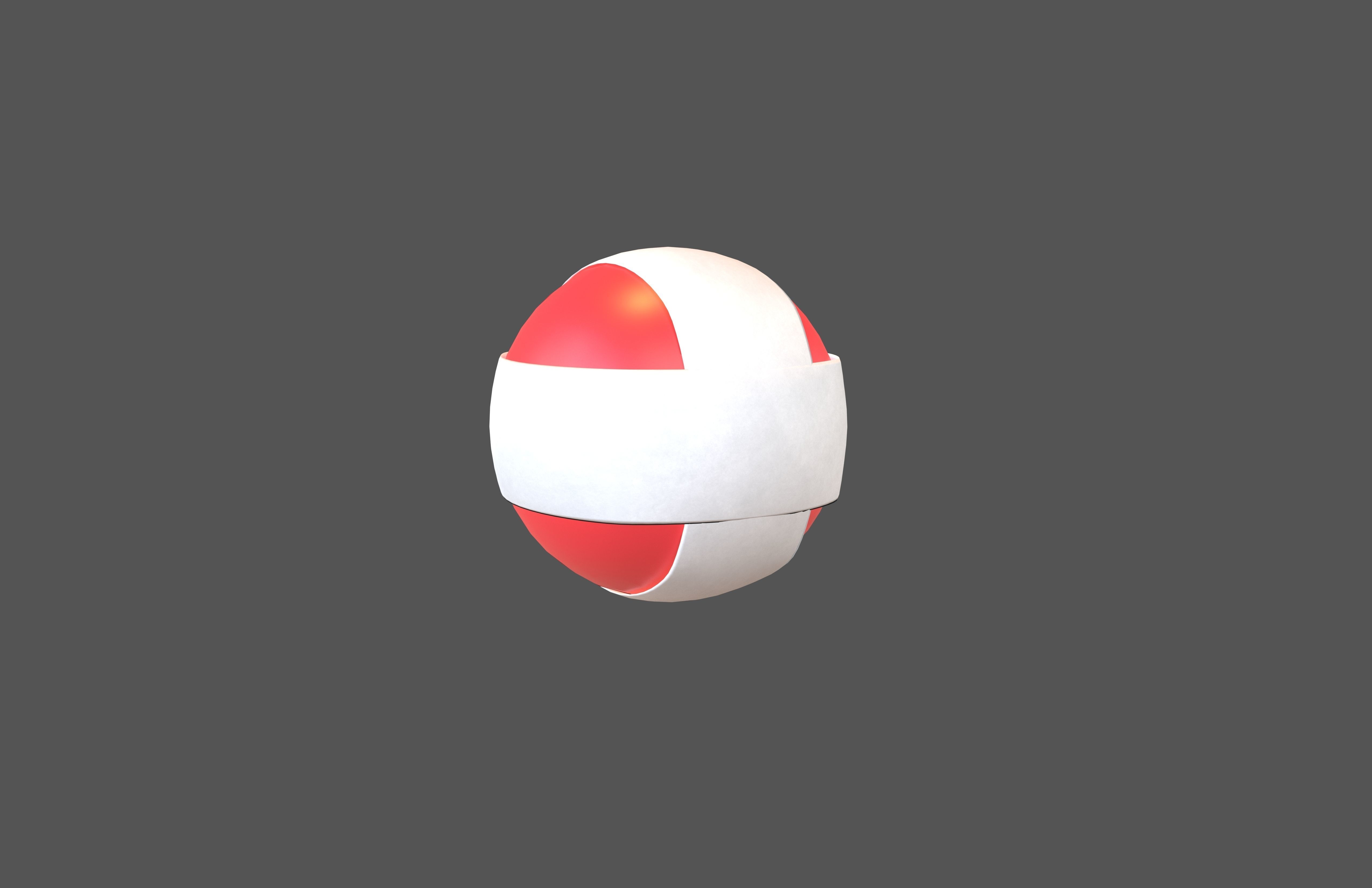 Sticky Ball v1 004 Low-poly 3D model_1