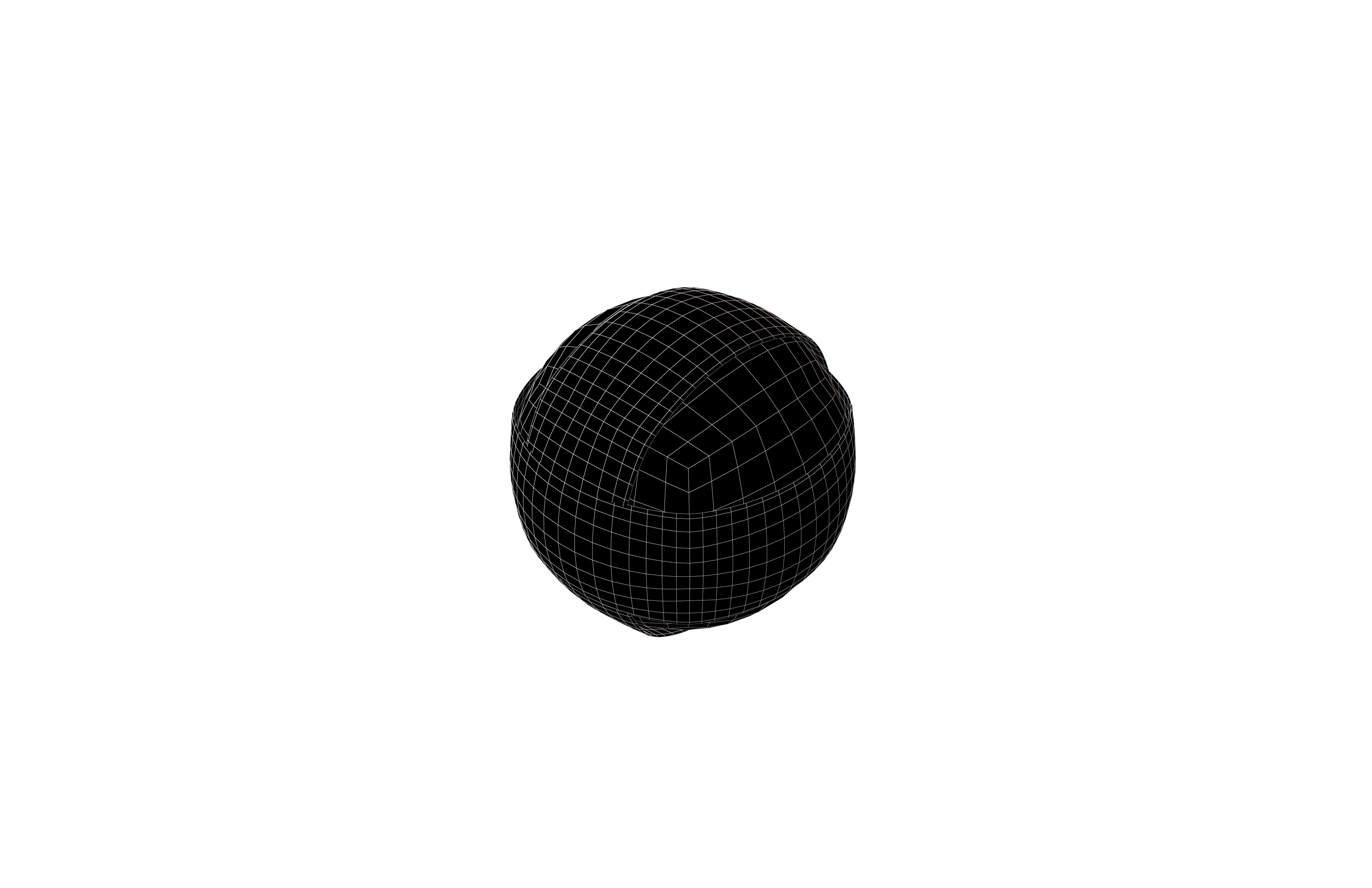 Sticky Ball v1 004 Low-poly 3D model_6
