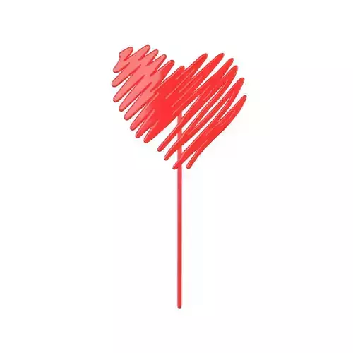 Heart Decorative Flag v1 001