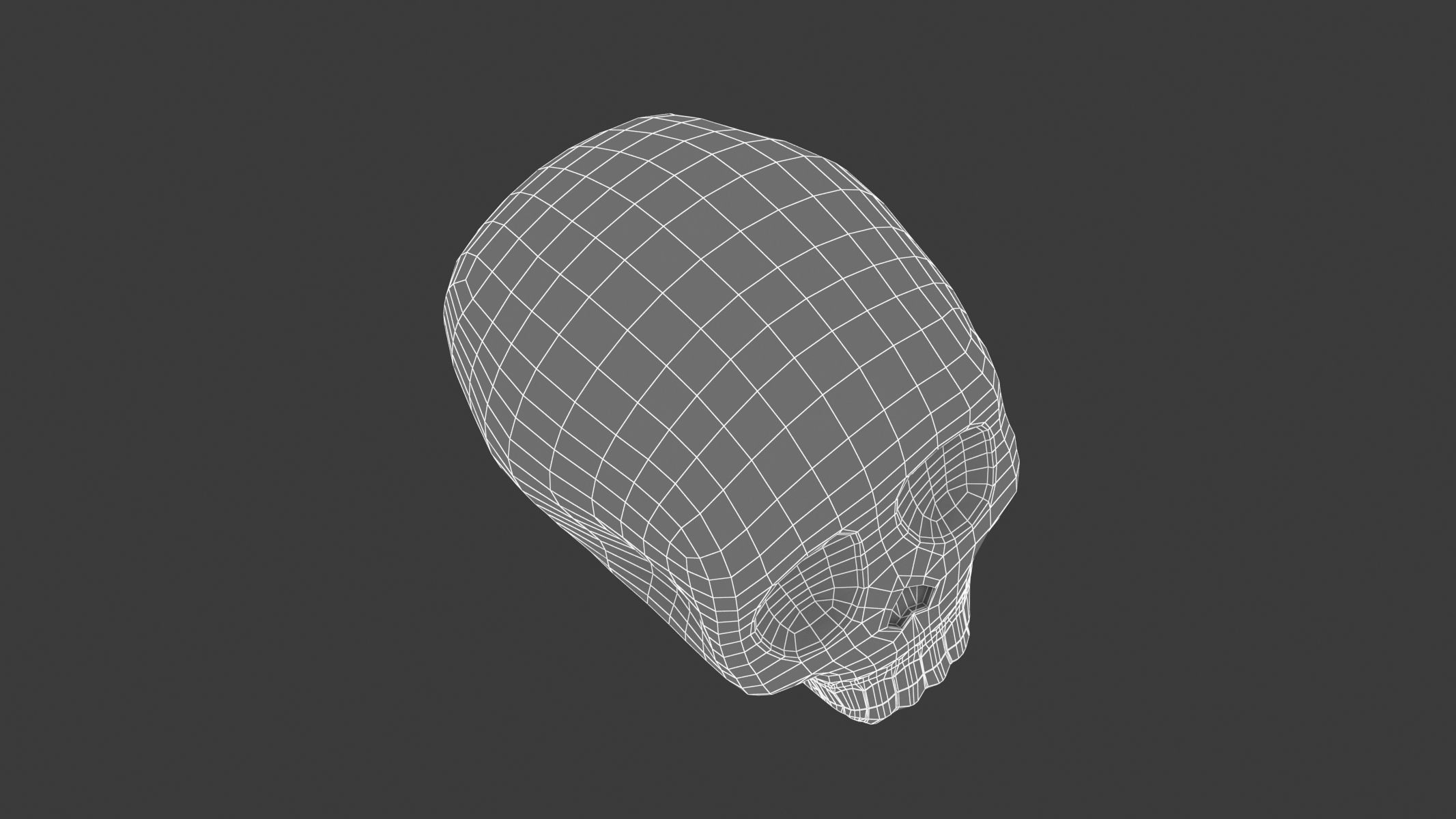 Apple Skull  3D model_9