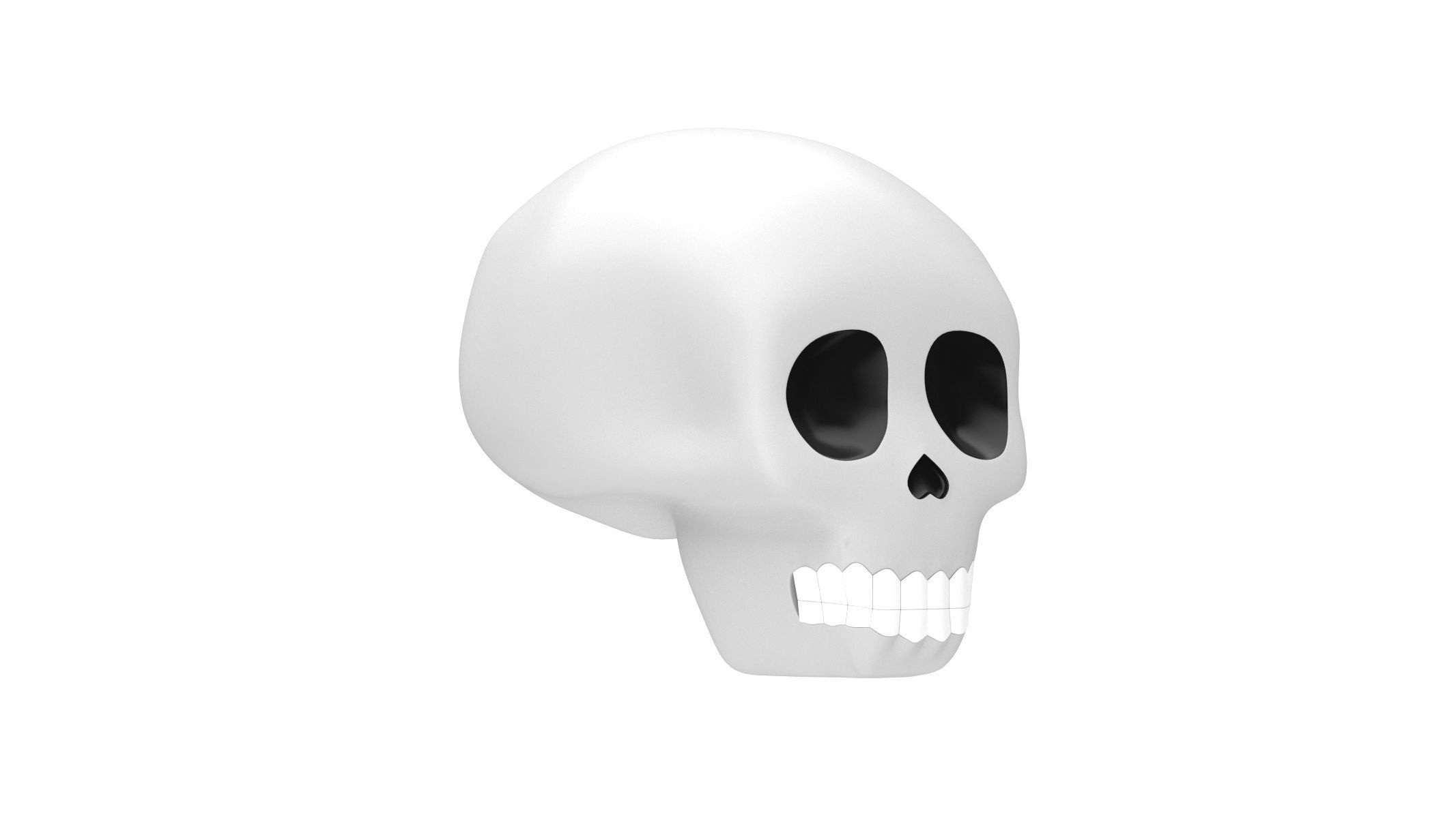 Apple Skull  3D model_1