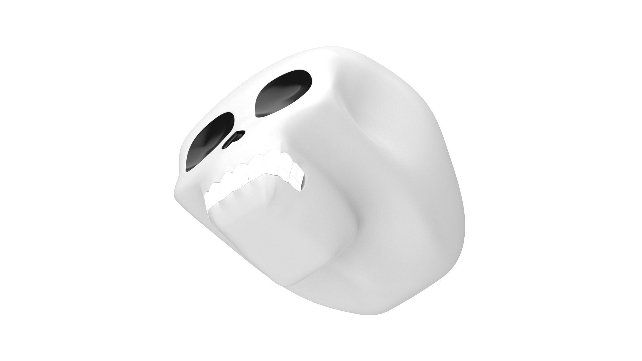 Apple Skull  3D model_3
