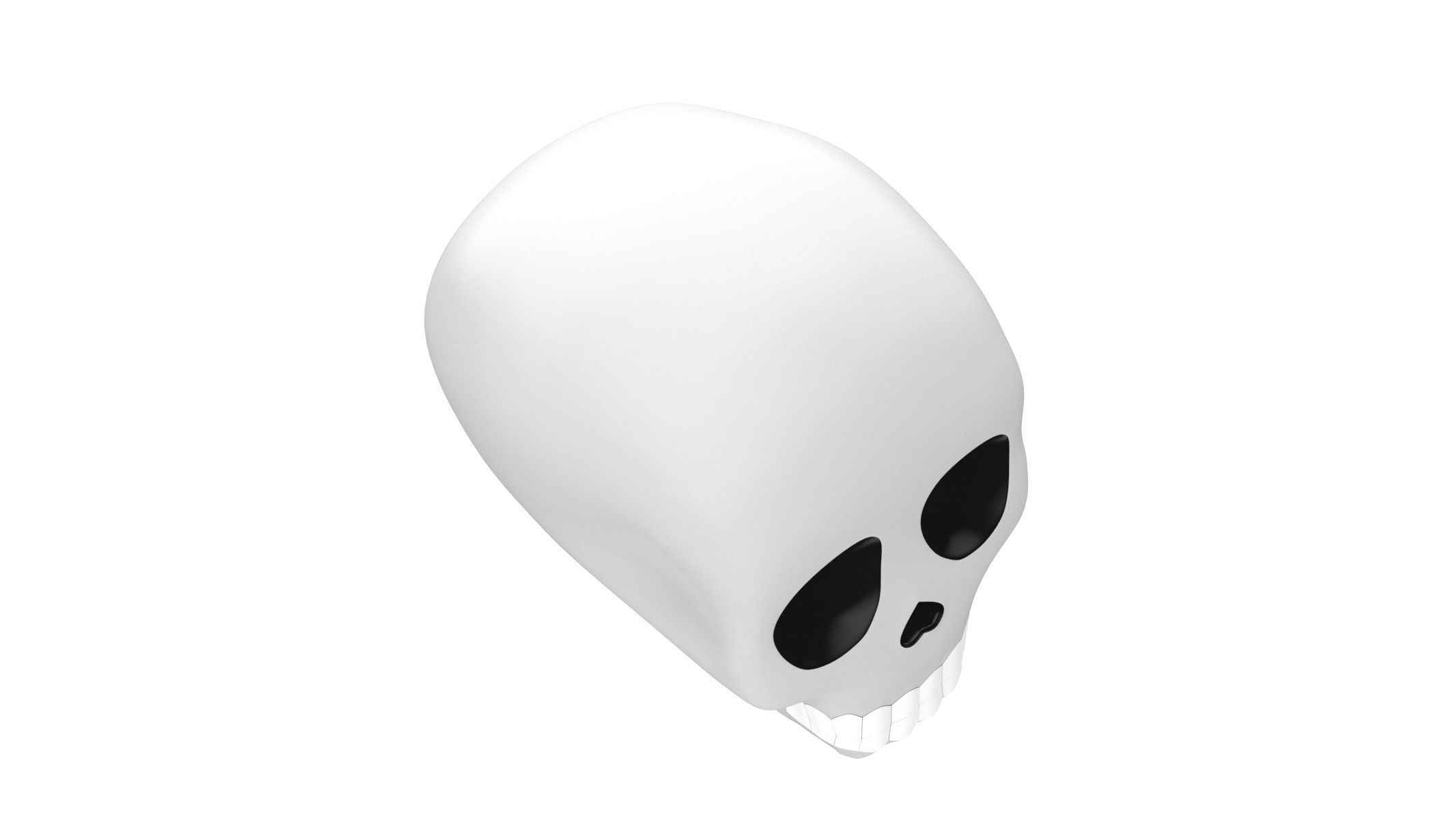Apple Skull  3D model_4