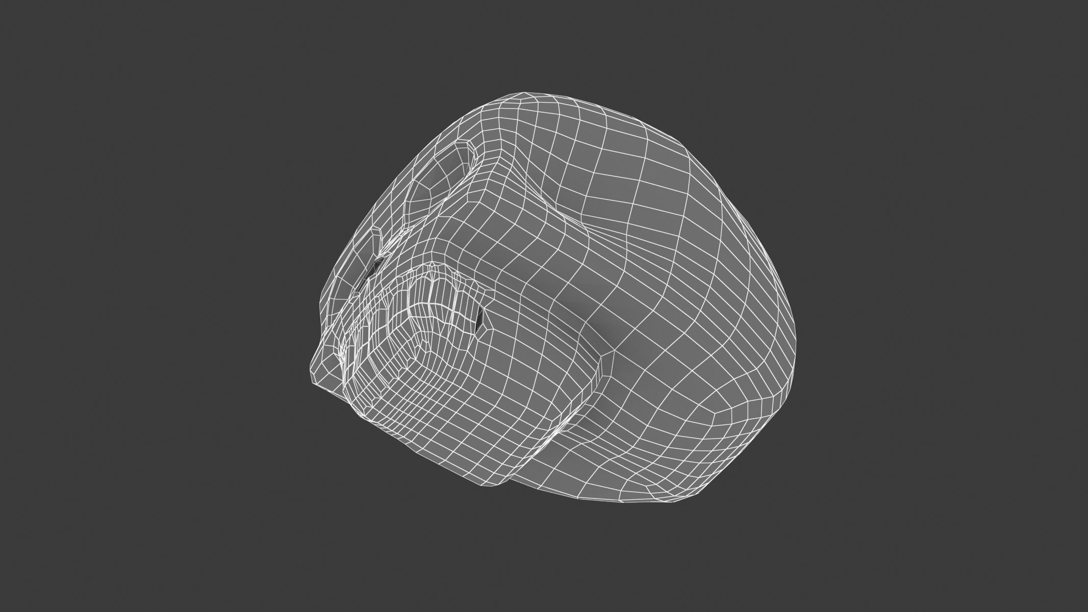 Apple Skull  3D model_8