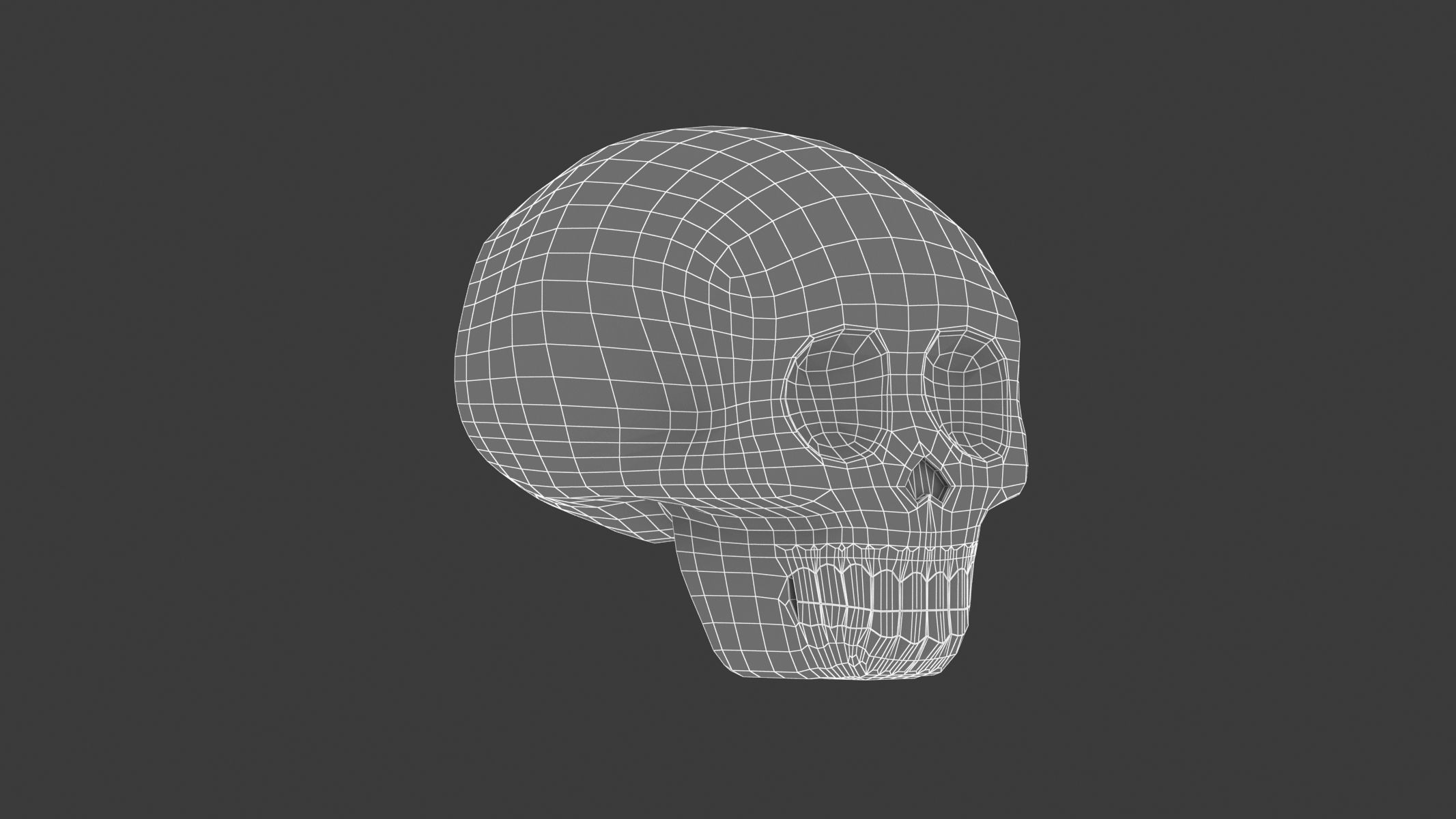 Apple Skull  3D model_6