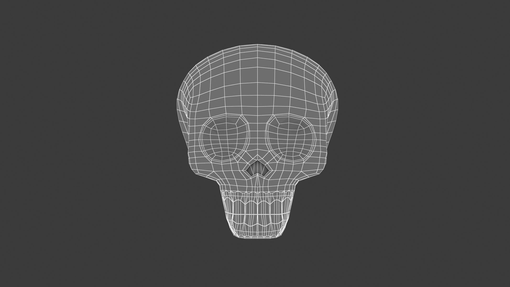 Apple Skull  3D model_5