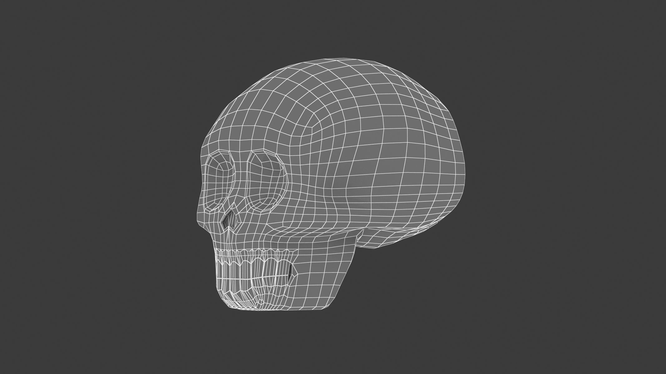 Apple Skull  3D model_7