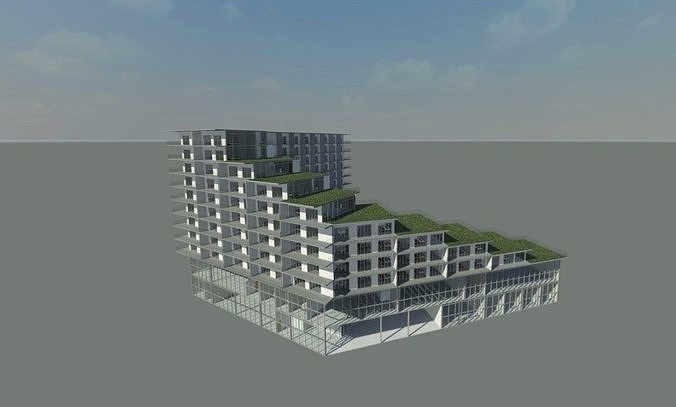 Hotel complete revit project p3 3D model