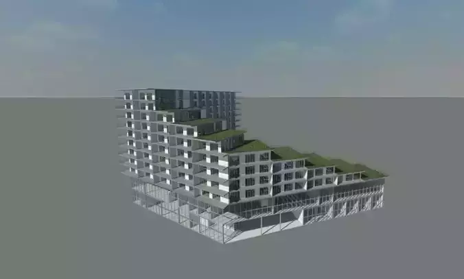 Hotel complete revit project p3 3D model