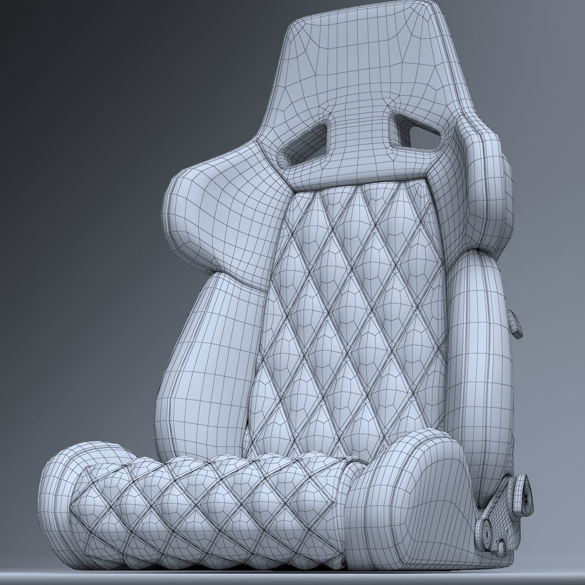 RECARO A8 Custom Edition Low-poly 3D model_21