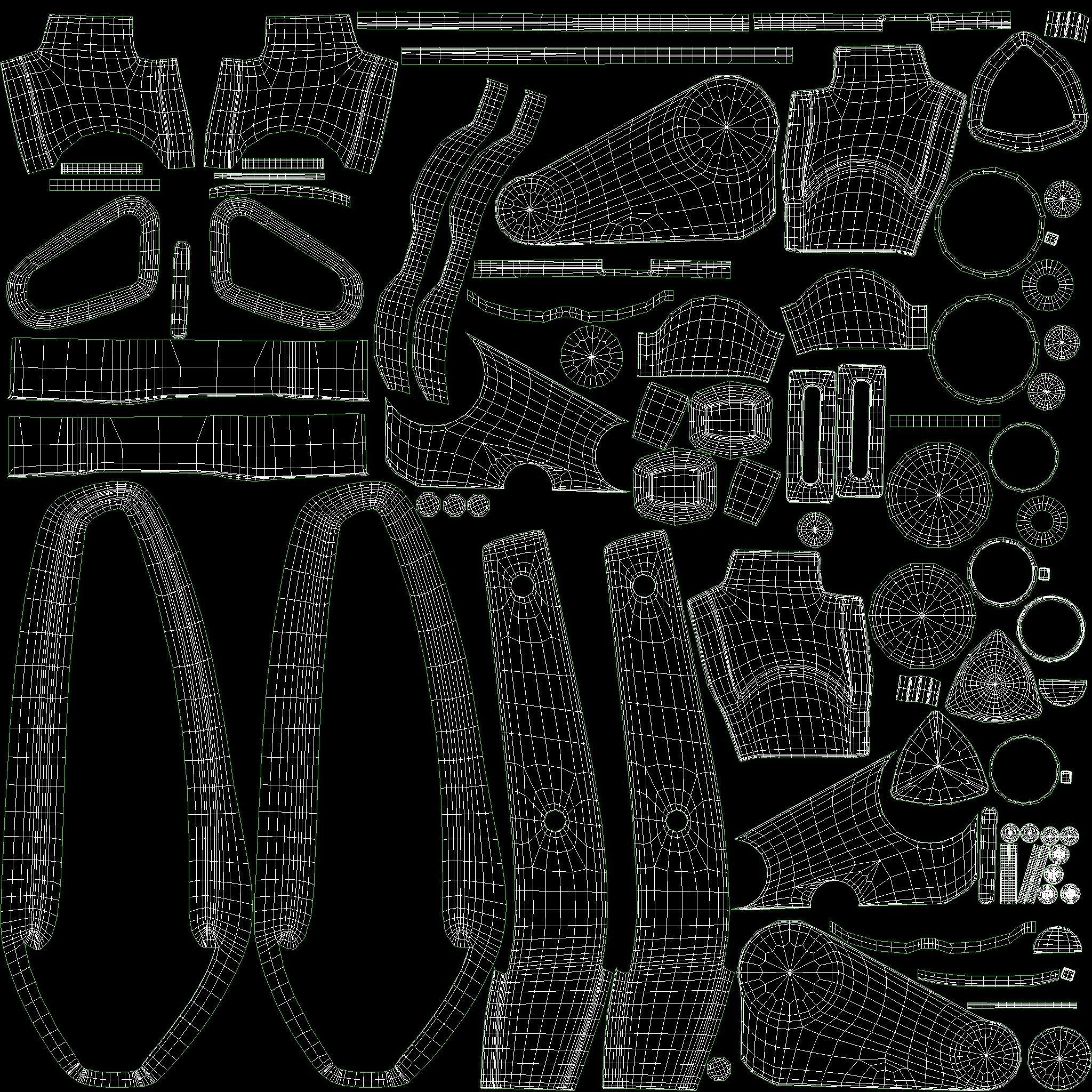 RECARO A8 Custom Edition Low-poly 3D model_27