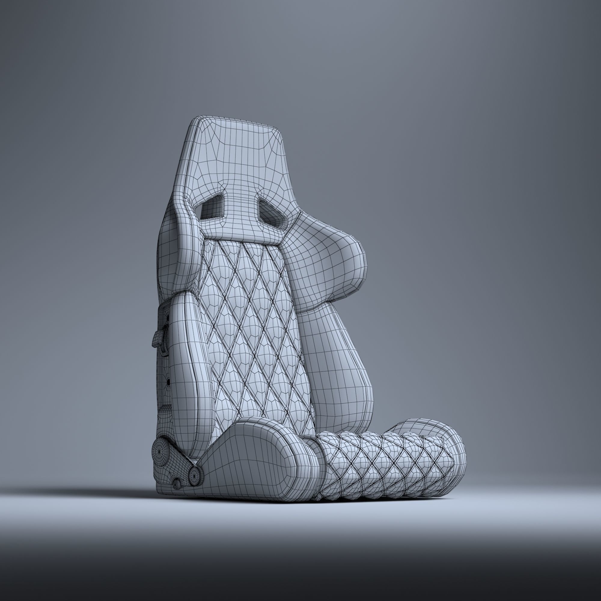 RECARO A8 Custom Edition Low-poly 3D model_13