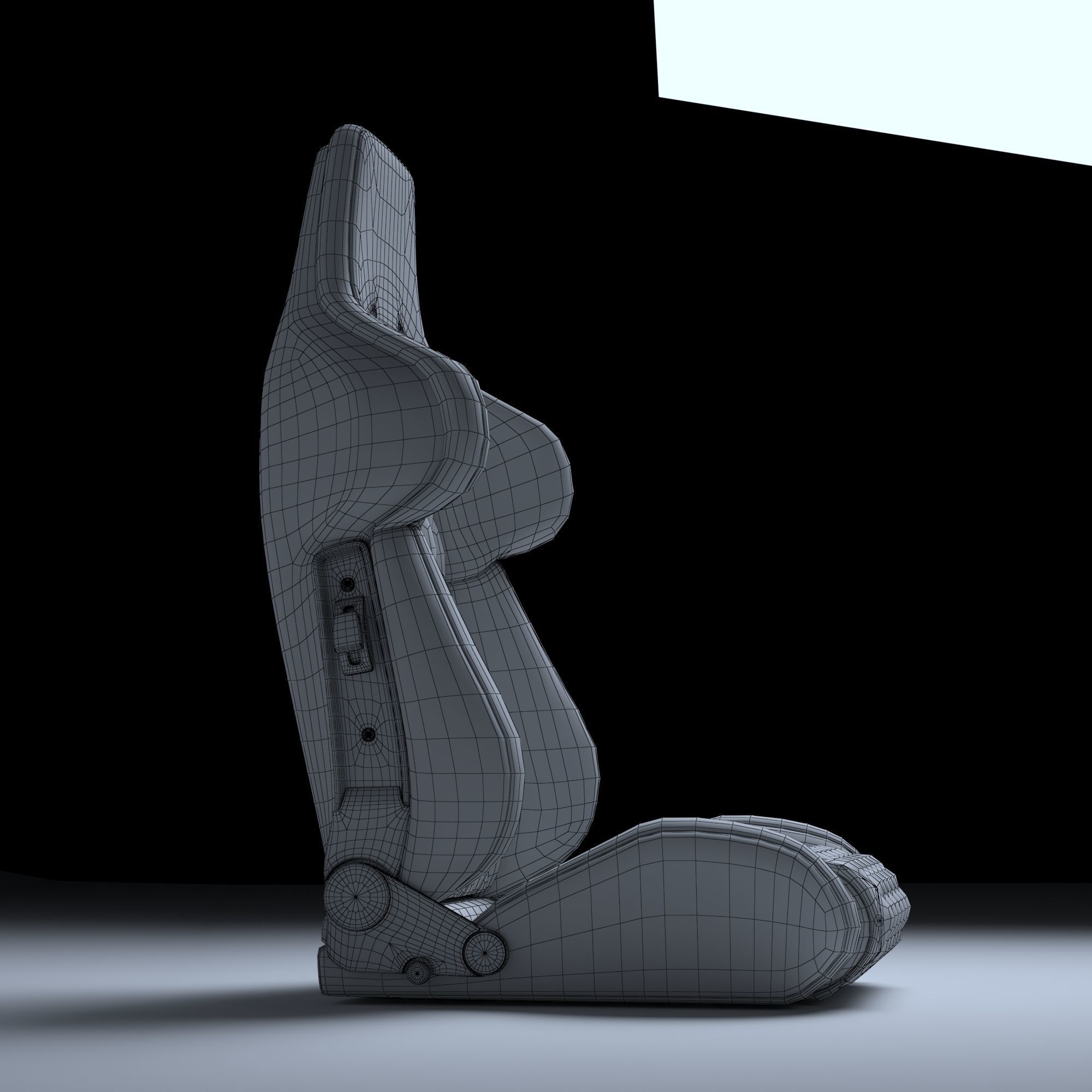 RECARO A8 Custom Edition Low-poly 3D model_20