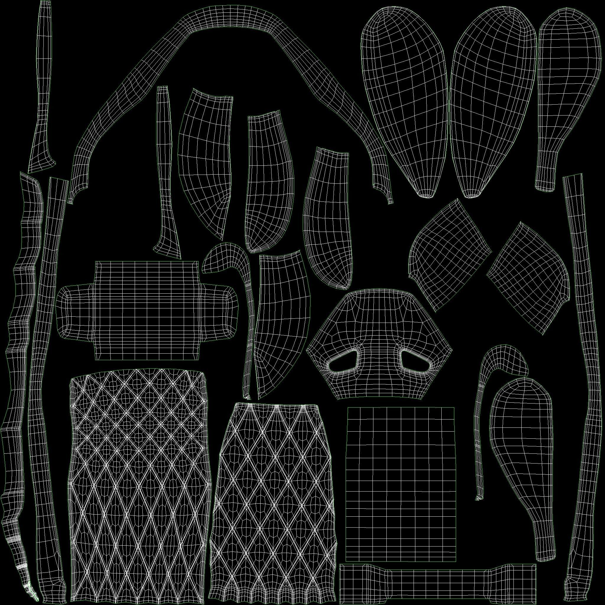 RECARO A8 Custom Edition Low-poly 3D model_25