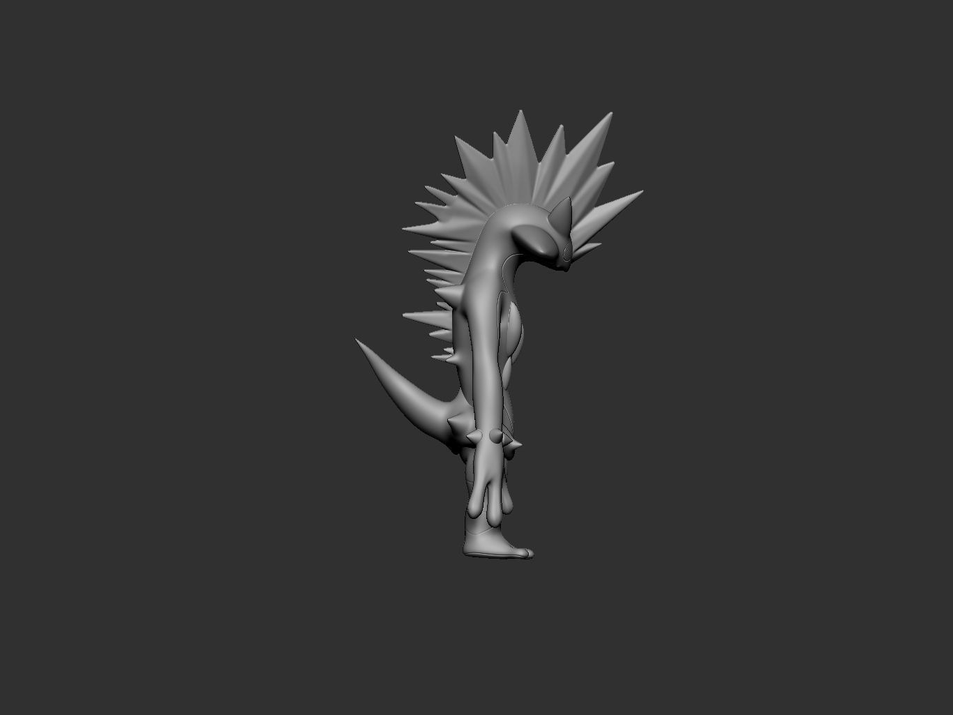 pokemon toxtricity amped form 3D print model_10