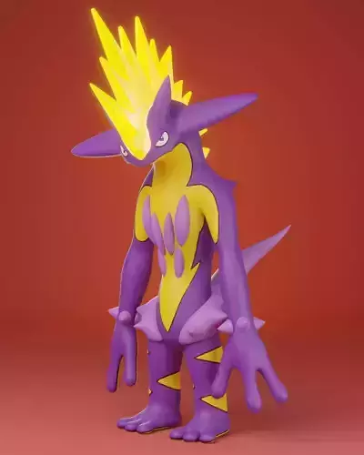 pokemon toxtricity amped form 3D print model
