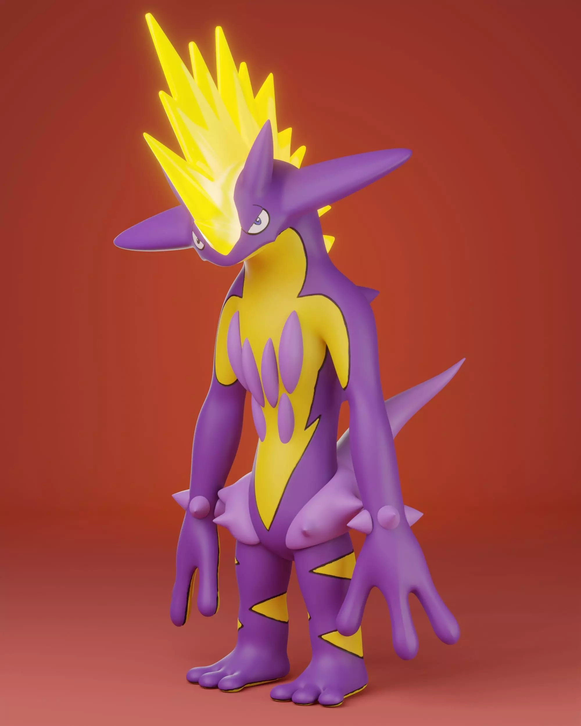 pokemon toxtricity amped form 3D print model_0