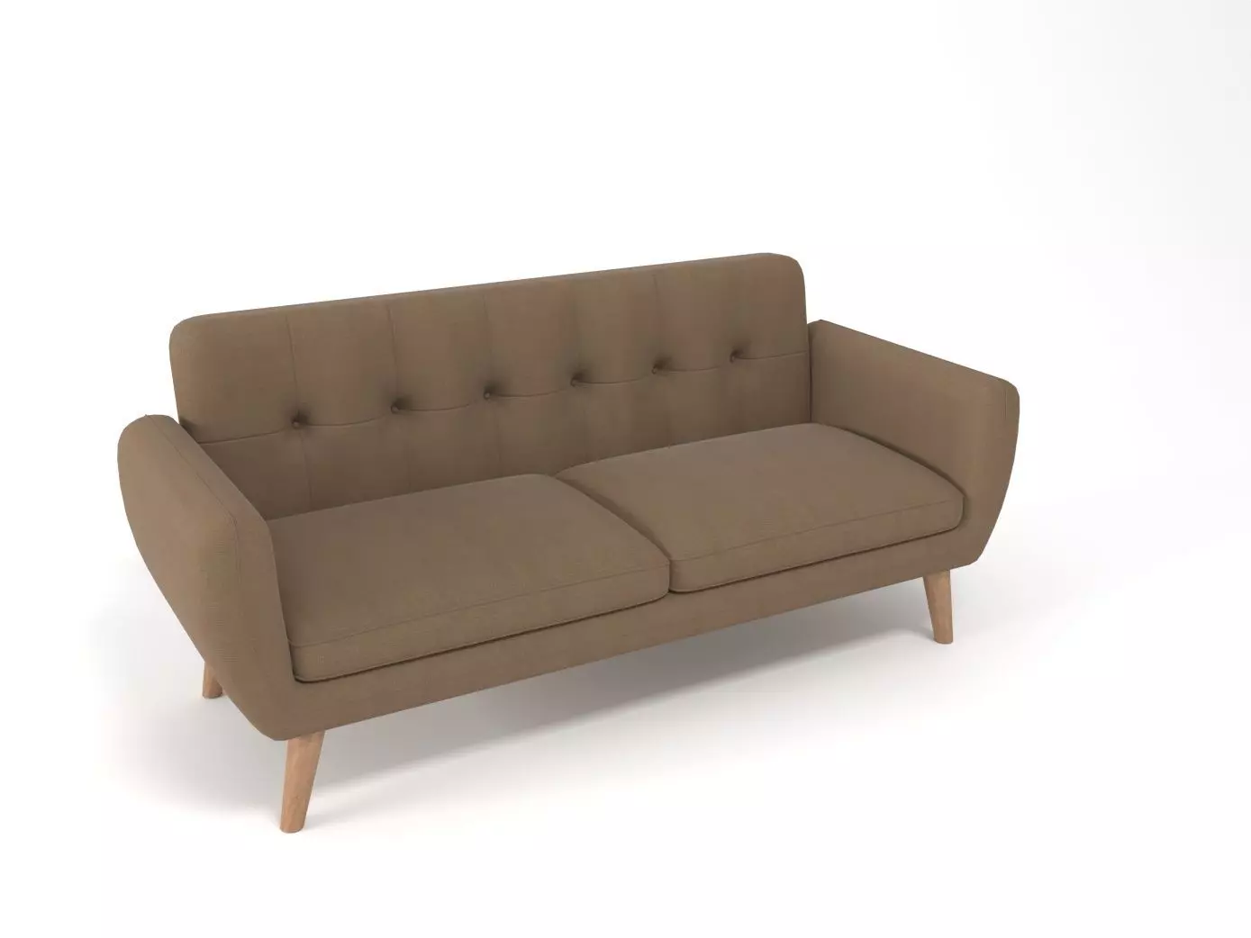 Loveseats Sofa  for Augmented Reality  Glb and Usdz  Free low-poly 3D model_0